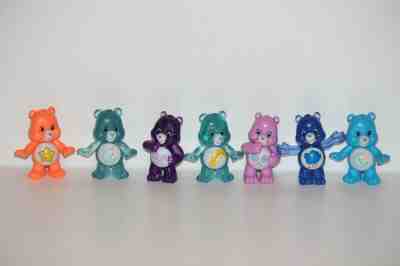 F Lot Of 8 Care Bears Blind Bags Series 2,5,6 Mini Figures No Doubles