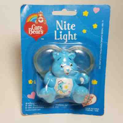 Vintage Care Bears Bedtime Bear Plug In Night Light 1991