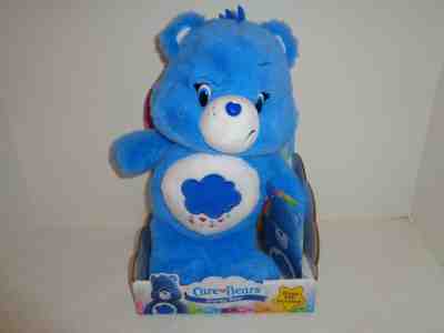Care Bears GRUMPY BEAR With DVD by Just Play 2014 Blue Plush  NRFB