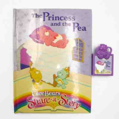 PRINCESS & THE PEA Care Bears Share A Story Read Along Book + Cartridge