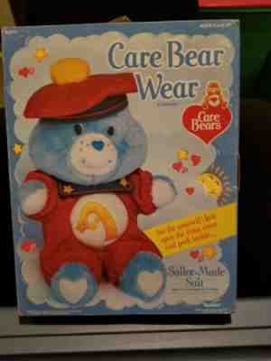NIP Vintage Kenner 1985 CareBear Wish Bear Care Bear Wear Sailor Made Clothes