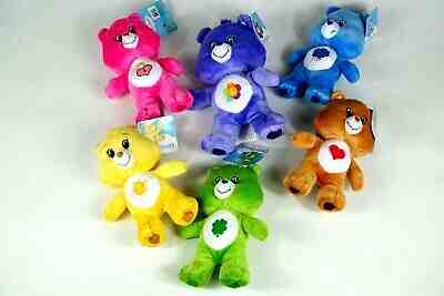 6 NWT Care Bears Plush Toys Secret Harmony Grumpy Funshine Tenderheart Good Luck