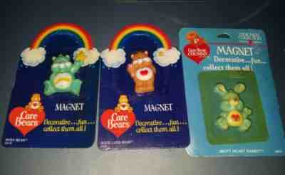 1984-85 Vintage Care Bears Cousin Swift Heart Magnet Carded MOC Sealed Lot RARE