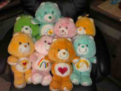 Care bear Lot x8 From 80s And 2000s