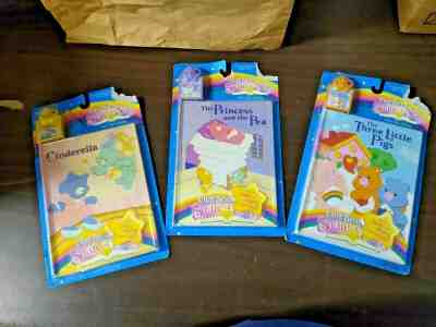 Care Bears Share a Story Books and Cartridges, set of 3