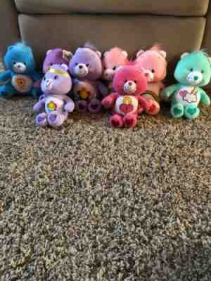Lot of 8 Small Care Bears 8