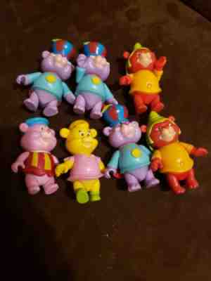Vtg Disney Adventure of Gummi Bears Figures Lot 1985 Fisher Price Complete Set 7