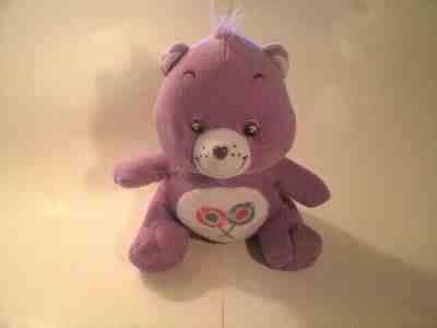 Care Bears Sitting Share Bear Dark Purple Bear Plush 2003 Nanco 10