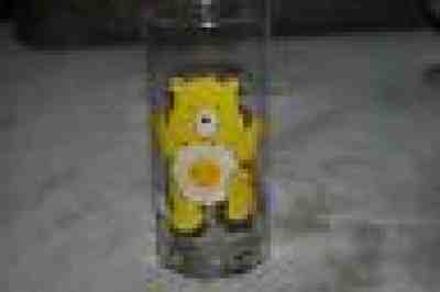 CARE BEARS FUNSHINE Collector's GLASS CUP 1983 Vintage Pizza Hut Limited Edition