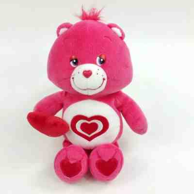 Care Bears I love you RARE Love a Lot Heart Bear Pink Red Collectible 