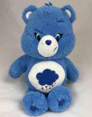 Care Bears GRUMPY BEAR Blue 13” Soft Plush 2014 Just Play Stuffed Animal