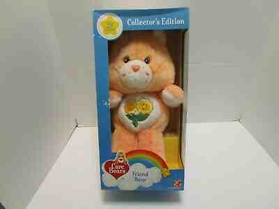 2002 CARE BEARS 20TH ANNIVERSARY COLLECTORS EDITION FRIEND BEAR *MINT IN BOX*