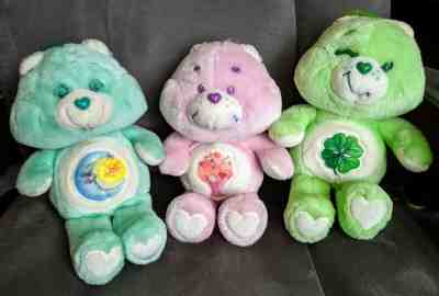 6 Plush Care Bears Talking Secret Heart Hugs Tugs Bedtime Good Luck Share 1980s