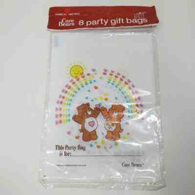 Vintage Care Bears Party Gift Bags 1983 Tenderheart Friend Birthday Baby Shower