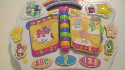 Care Bear Electronic Musical ABC 123 Fun Play Along Learning Story Book 2004