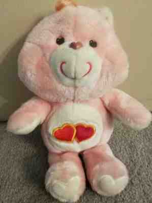 Vintage Love A Lot Care Bear Pink Plush 12