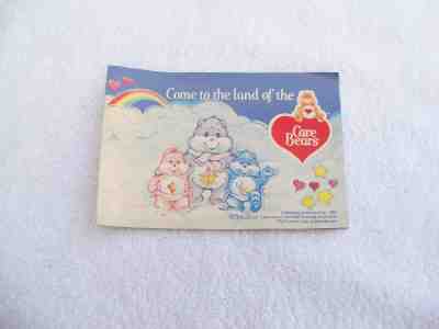 Kenner (Come to the Land of the Care Bears) 1984 Catalogue of Care Bears
