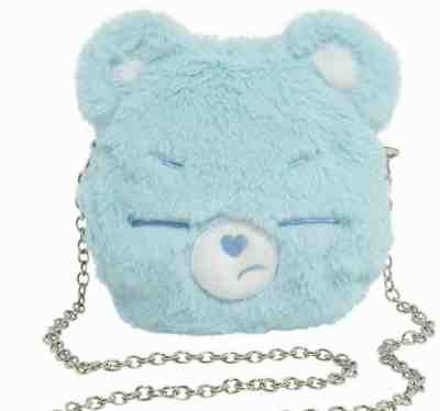 Care Bears Bag Purse Cross Body Plush Grumpy Bear NEW