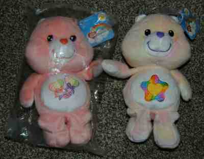 2 Carebear Beanies Trueheart and Daydream New with tags