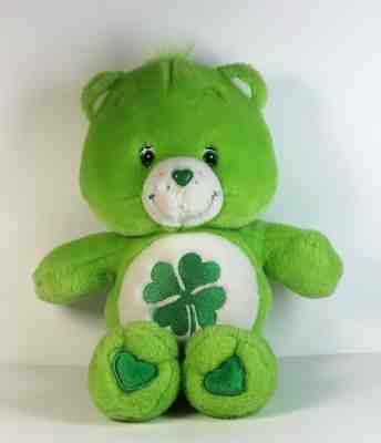 care bear with four leaf clover