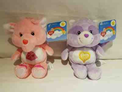 2004 Care Bears - Lotsa Heart Elephant - Bright Heart Raccoon - 8