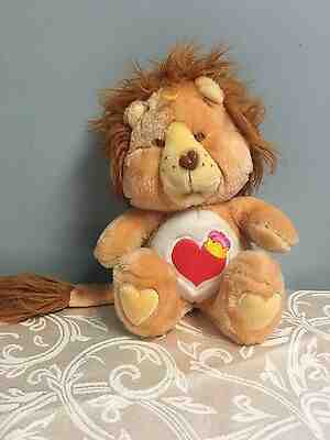 Vintage Kenner Care Bear Cousins, 13 Inch Brave Heart Lion 1984 Stuffed