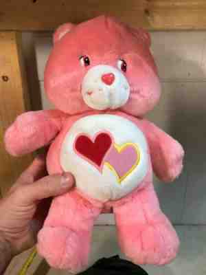 Carebear 11” talking baby hugs heart pink 2003 play along