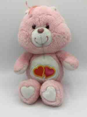 Vintage 1983 Care Bear Love a Lot Plush Stuffed Animal Kenner 13