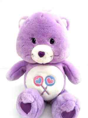 Care Bears Share Bear Animated Talking Singing Plush Pals Play Along 2003 Purple