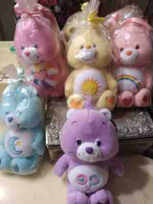 NEW 2006 lot 5) Special Edition Care Bear Plush New in bags