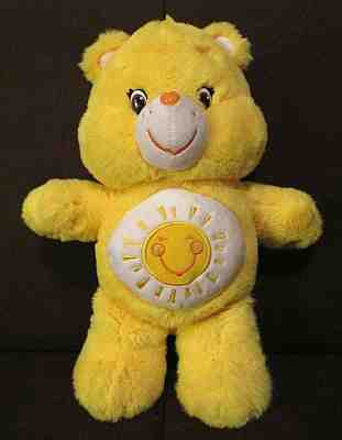 yellow care bear plush