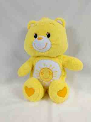 Care Bears Yellow Funshine Bear Sunshine 2012 Plush Stuffed Animal 12