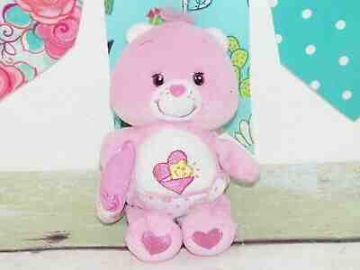 Care Bear 2002 Pink Baby Hugs Girl Twin Pillow Soft Doll Plush Stuffed Toy 7