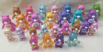 Lot of 27 Care Bears Figures TCFC different sizes  3