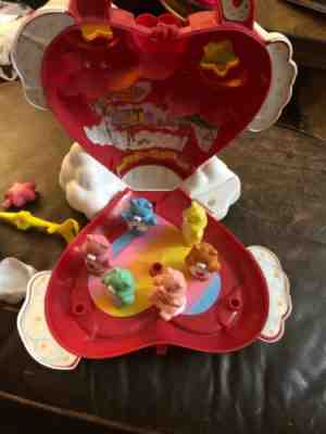 Care Bears Care A Lot Vintage (ca. 1984) Playset GUC Six Characters