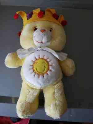 Care Bears King Funshine Bear Journey to Joke A Lot Stuffed Plush