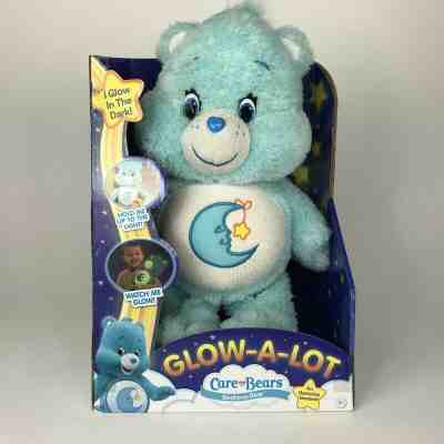 Care Bears Bedtime Glow A Lot Blue Plush 13