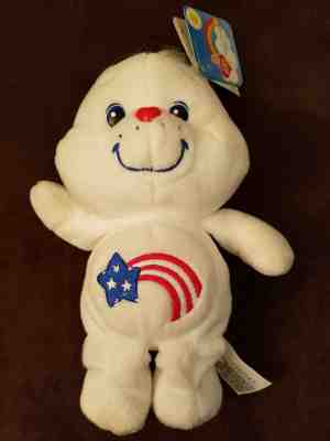 8” Care Bears America Cares Bear 20th Anniversary - 4th of July, Patriotic, Flag