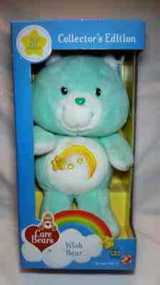 NEW IN BOX RARE Care Bears 20th Anniversary 10 Inch Wish Bear Collectors Edition