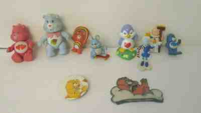 Vintage Care Bears and friends  Poseable Figurines Figures Lot 1980 