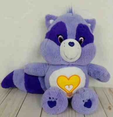 Care Bears Cousins Bright Heart Raccoon. Approx. 14”. 2017. Very Nice Condition