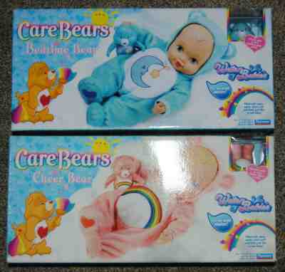 2 Care Bear Water Babies  Cheer and Bedtime