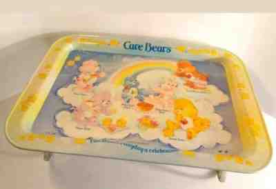 Care Bears Metal Lap Tray 1985 Fun Makes Everyday A Celebration Rare find! 