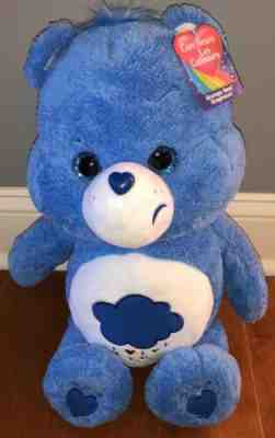 Care Bears Jumbo Plush Grumpy Bear Doll Stuffed Animal 21” New