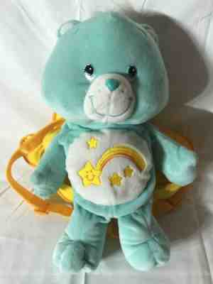 Care Bears Wish Bear Plush Toy Doll Turns Into Star Shape Backpack 2003 15