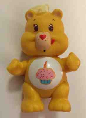 Rare HTF Vtg 1983 Care Bears Birthday Bear Collectible PVC Figure EVC