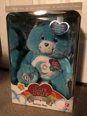 Care Bears Bedtime Bear Swarovski Crystal Collection 2007 Blue Plush Boxed