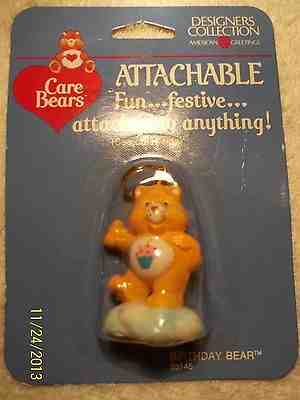 Care Bears Birthday Bear Attachables 53145 Vintage MOC 1985 SCARCE