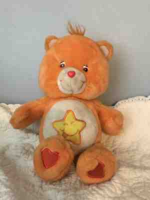CareBear Orange 2003 Plush Star Bear Used Condition Needs Batteries