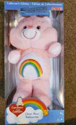 Care Bears Cheer Bear 35th Anniversary Collector's Edition Pink Plush